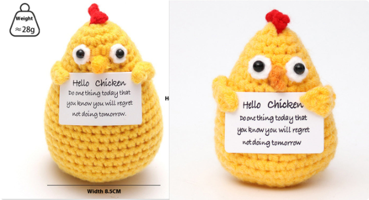 Wool Crocheted Positive Energy Potato Facial Expression Package Wool Fruit