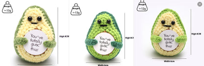 Wool Crocheted Positive Energy Potato Facial Expression Package Wool Fruit