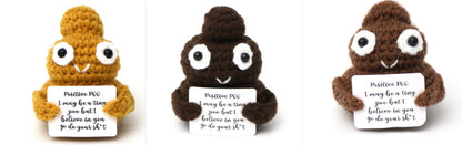 Wool Crocheted Positive Energy Potato Facial Expression Package Wool Fruit