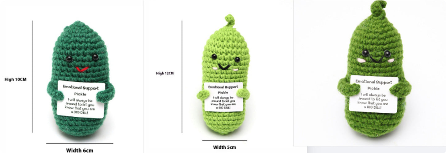 Wool Crocheted Positive Energy Potato Facial Expression Package Wool Fruit